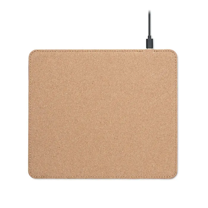 Cork Mouse Mat Charger 15w | WIRELESS MATTY - MO6476