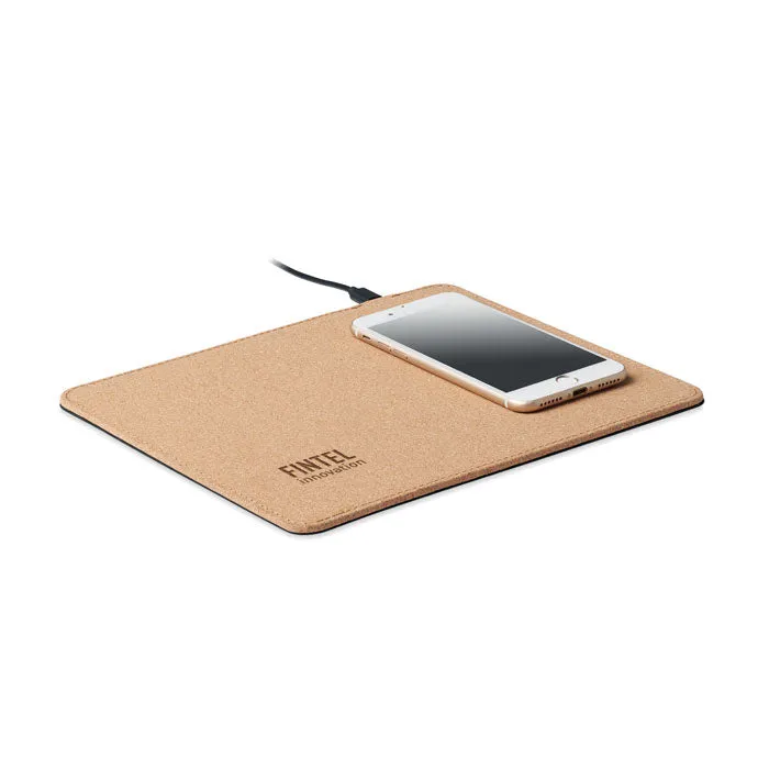 Cork Mouse Mat Charger 15w | WIRELESS MATTY - MO6476