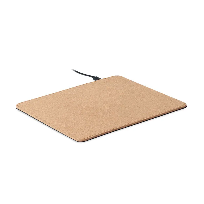 Cork Mouse Mat Charger 15w | WIRELESS MATTY - MO6476