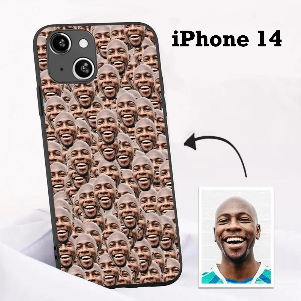 Custom Face Photo Protective Phone Case Custom iPhone Cases