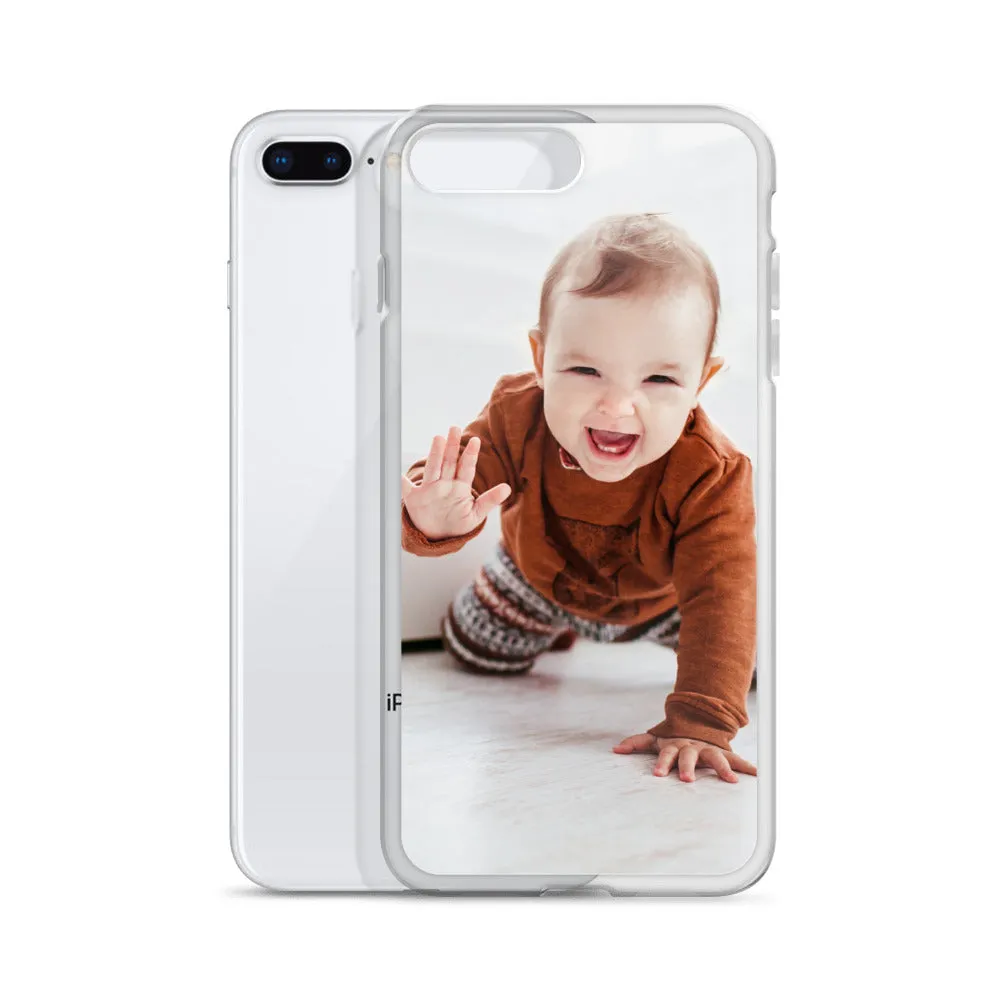 Custom iPhone 16 15 14 13 12 Pro Max Case, Personalized Photo Customized Print Cute Gift iPhone 11 Mini SE XS XR X 7 Plus 8 Cover