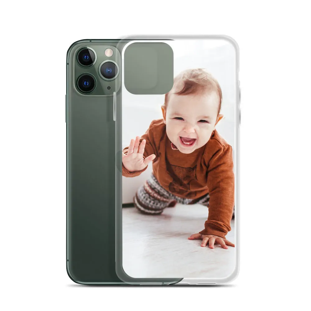 Custom iPhone 16 15 14 13 12 Pro Max Case, Personalized Photo Customized Print Cute Gift iPhone 11 Mini SE XS XR X 7 Plus 8 Cover