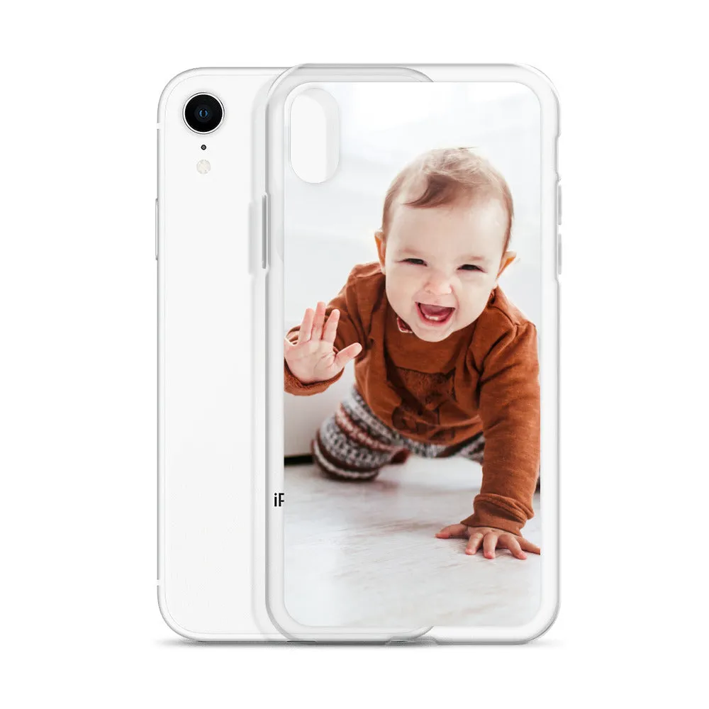 Custom iPhone 16 15 14 13 12 Pro Max Case, Personalized Photo Customized Print Cute Gift iPhone 11 Mini SE XS XR X 7 Plus 8 Cover