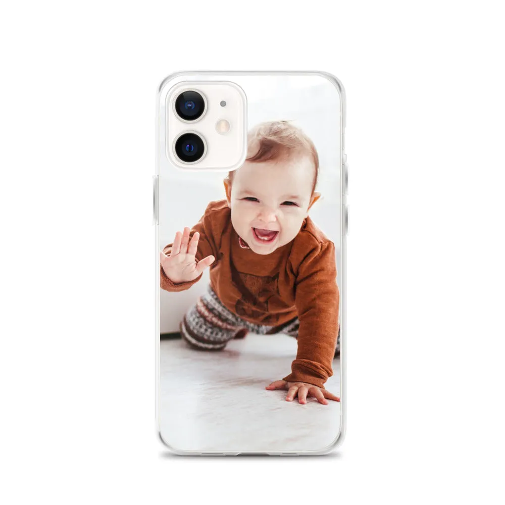 Custom iPhone 16 15 14 13 12 Pro Max Case, Personalized Photo Customized Print Cute Gift iPhone 11 Mini SE XS XR X 7 Plus 8 Cover