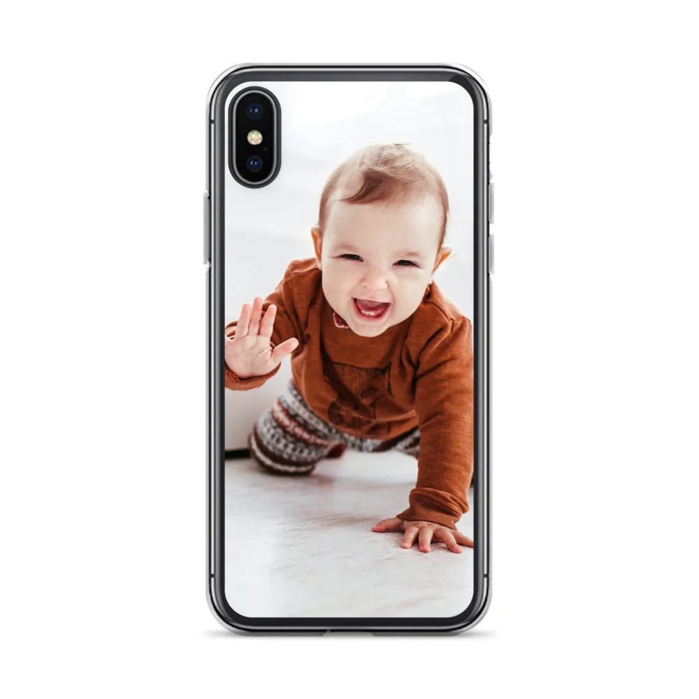 Custom iPhone 16 15 14 13 12 Pro Max Case, Personalized Photo Customized Print Cute Gift iPhone 11 Mini SE XS XR X 7 Plus 8 Cover