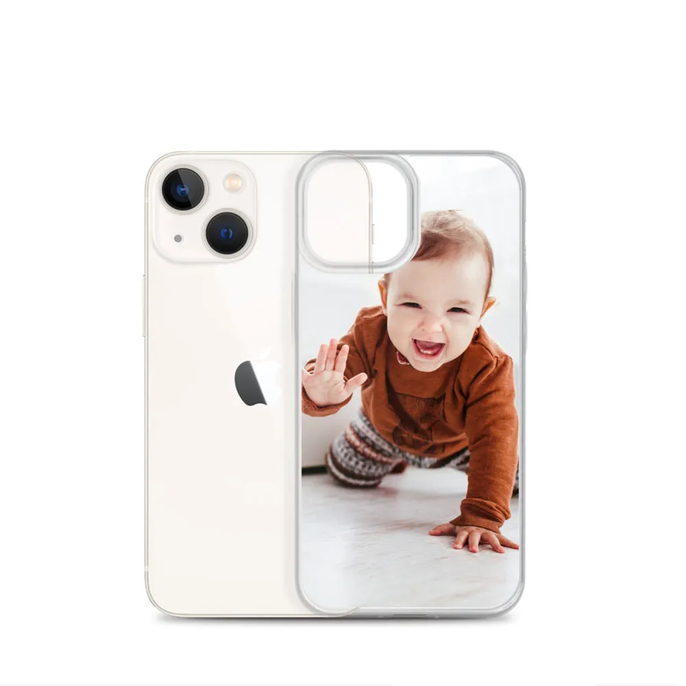 Custom iPhone 16 15 14 13 12 Pro Max Case, Personalized Photo Customized Print Cute Gift iPhone 11 Mini SE XS XR X 7 Plus 8 Cover