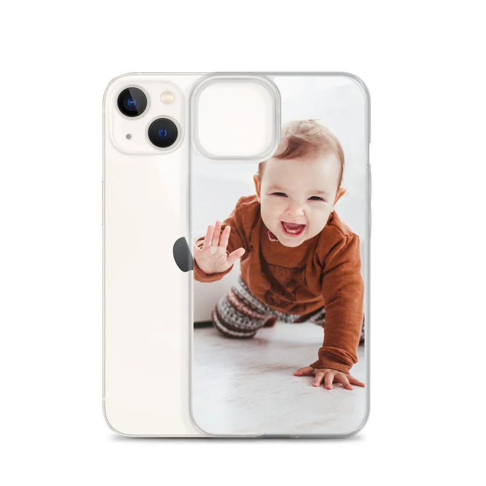 Custom iPhone 16 15 14 13 12 Pro Max Case, Personalized Photo Customized Print Cute Gift iPhone 11 Mini SE XS XR X 7 Plus 8 Cover