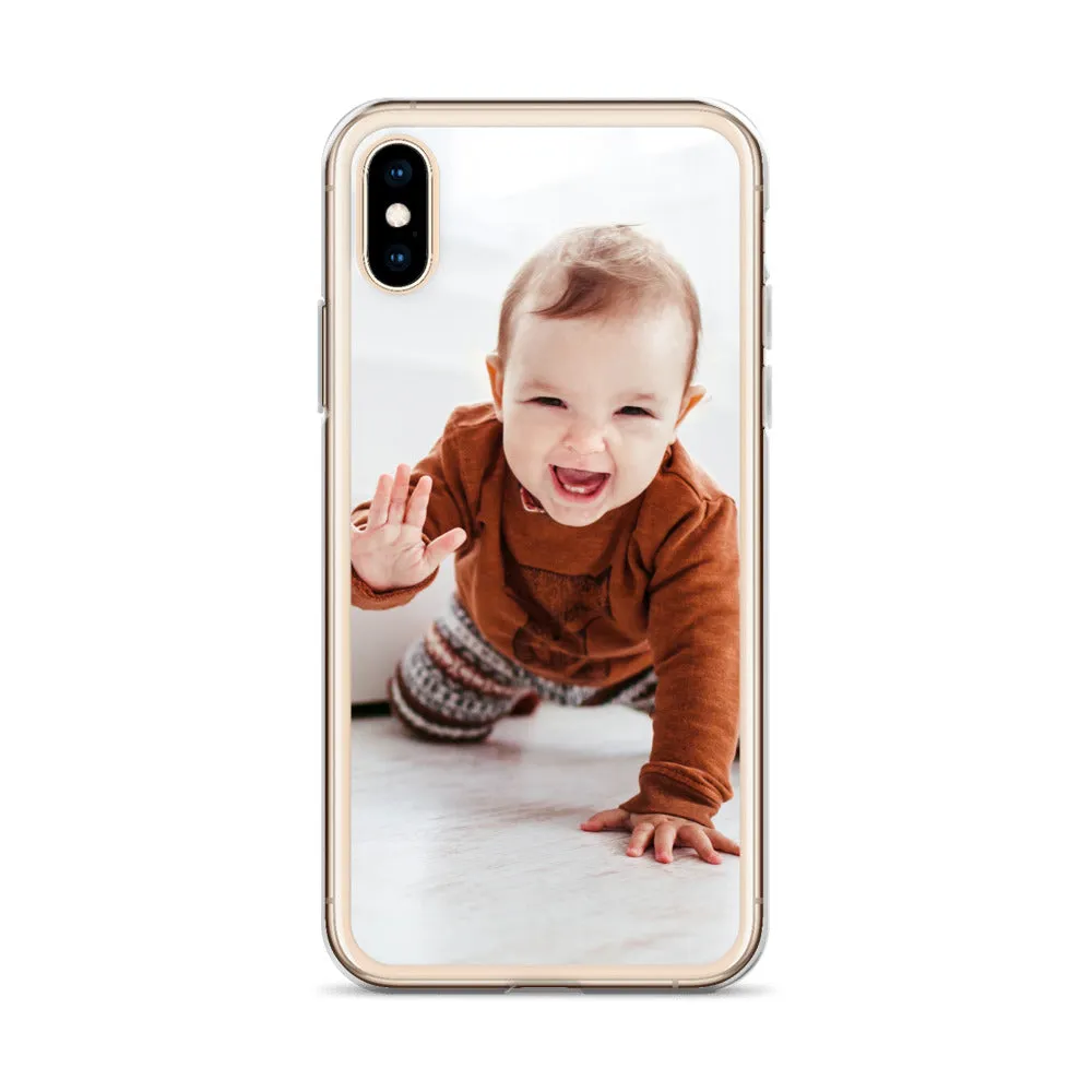 Custom iPhone 16 15 14 13 12 Pro Max Case, Personalized Photo Customized Print Cute Gift iPhone 11 Mini SE XS XR X 7 Plus 8 Cover