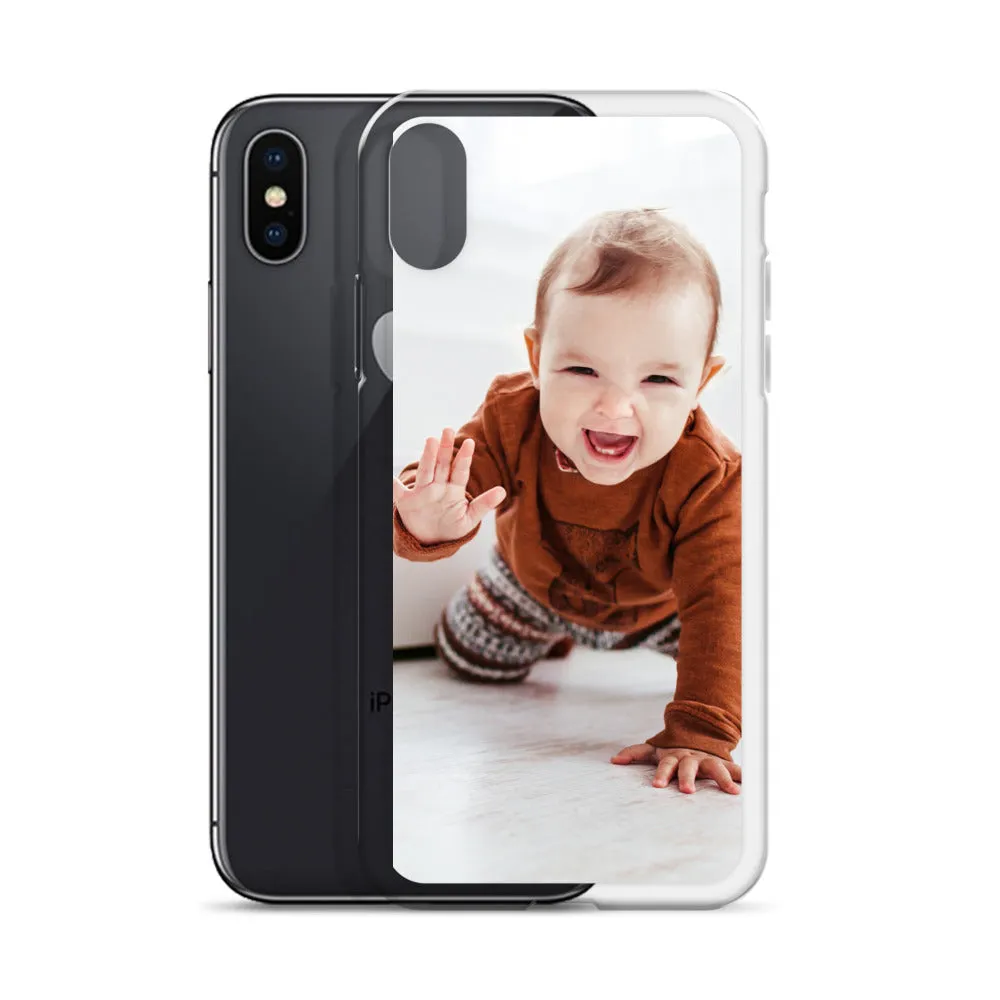 Custom iPhone 16 15 14 13 12 Pro Max Case, Personalized Photo Customized Print Cute Gift iPhone 11 Mini SE XS XR X 7 Plus 8 Cover