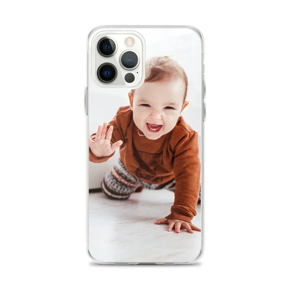 Custom iPhone 16 15 14 13 12 Pro Max Case, Personalized Photo Customized Print Cute Gift iPhone 11 Mini SE XS XR X 7 Plus 8 Cover