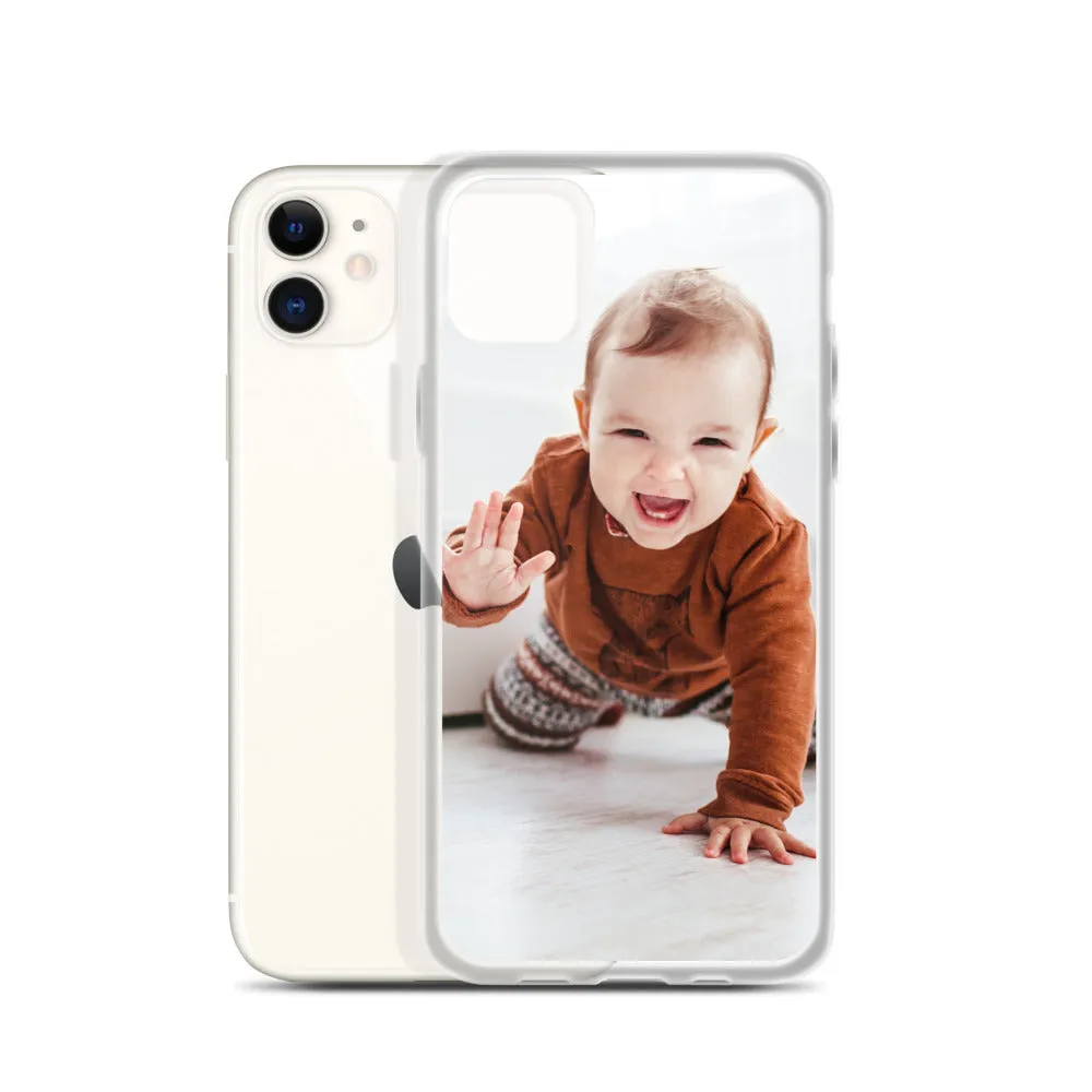 Custom iPhone 16 15 14 13 12 Pro Max Case, Personalized Photo Customized Print Cute Gift iPhone 11 Mini SE XS XR X 7 Plus 8 Cover