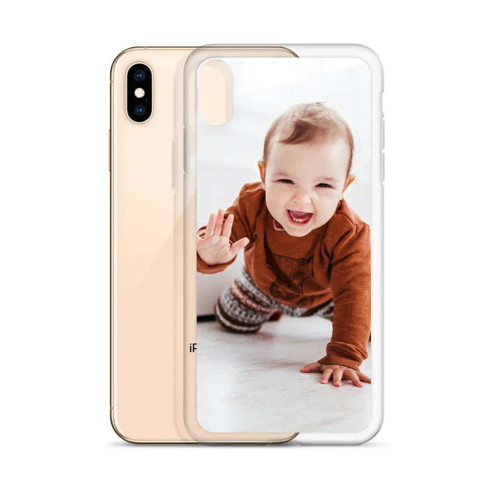 Custom iPhone 16 15 14 13 12 Pro Max Case, Personalized Photo Customized Print Cute Gift iPhone 11 Mini SE XS XR X 7 Plus 8 Cover