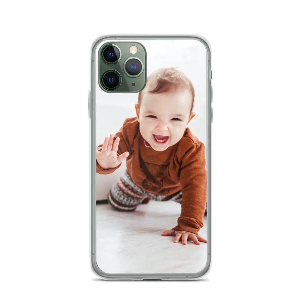 Custom iPhone 16 15 14 13 12 Pro Max Case, Personalized Photo Customized Print Cute Gift iPhone 11 Mini SE XS XR X 7 Plus 8 Cover