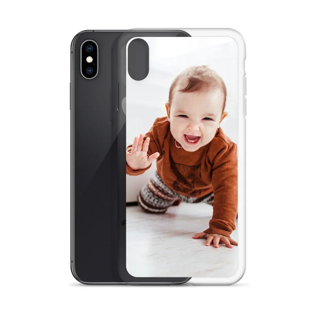 Custom iPhone 16 15 14 13 12 Pro Max Case, Personalized Photo Customized Print Cute Gift iPhone 11 Mini SE XS XR X 7 Plus 8 Cover