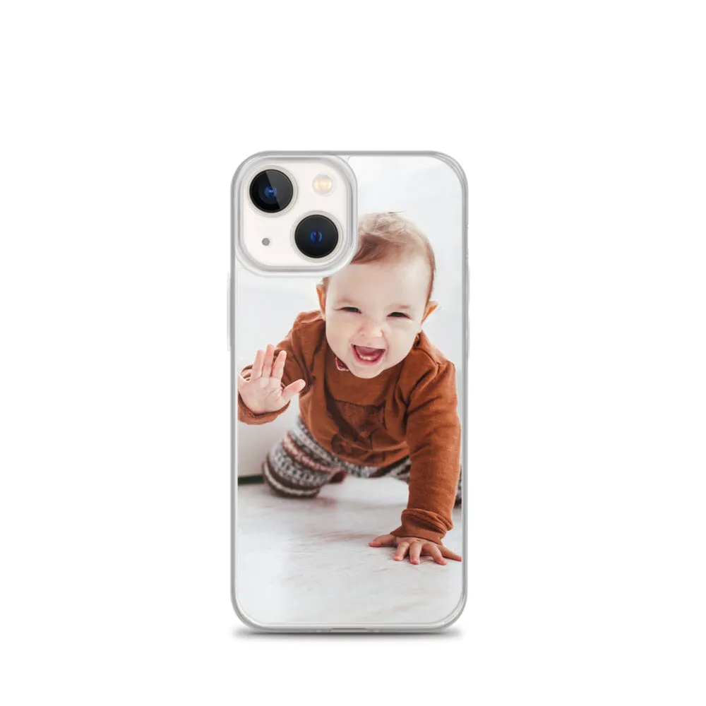 Custom iPhone 16 15 14 13 12 Pro Max Case, Personalized Photo Customized Print Cute Gift iPhone 11 Mini SE XS XR X 7 Plus 8 Cover