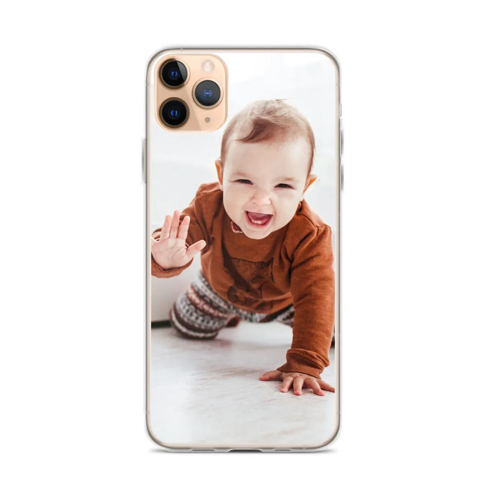 Custom iPhone 16 15 14 13 12 Pro Max Case, Personalized Photo Customized Print Cute Gift iPhone 11 Mini SE XS XR X 7 Plus 8 Cover