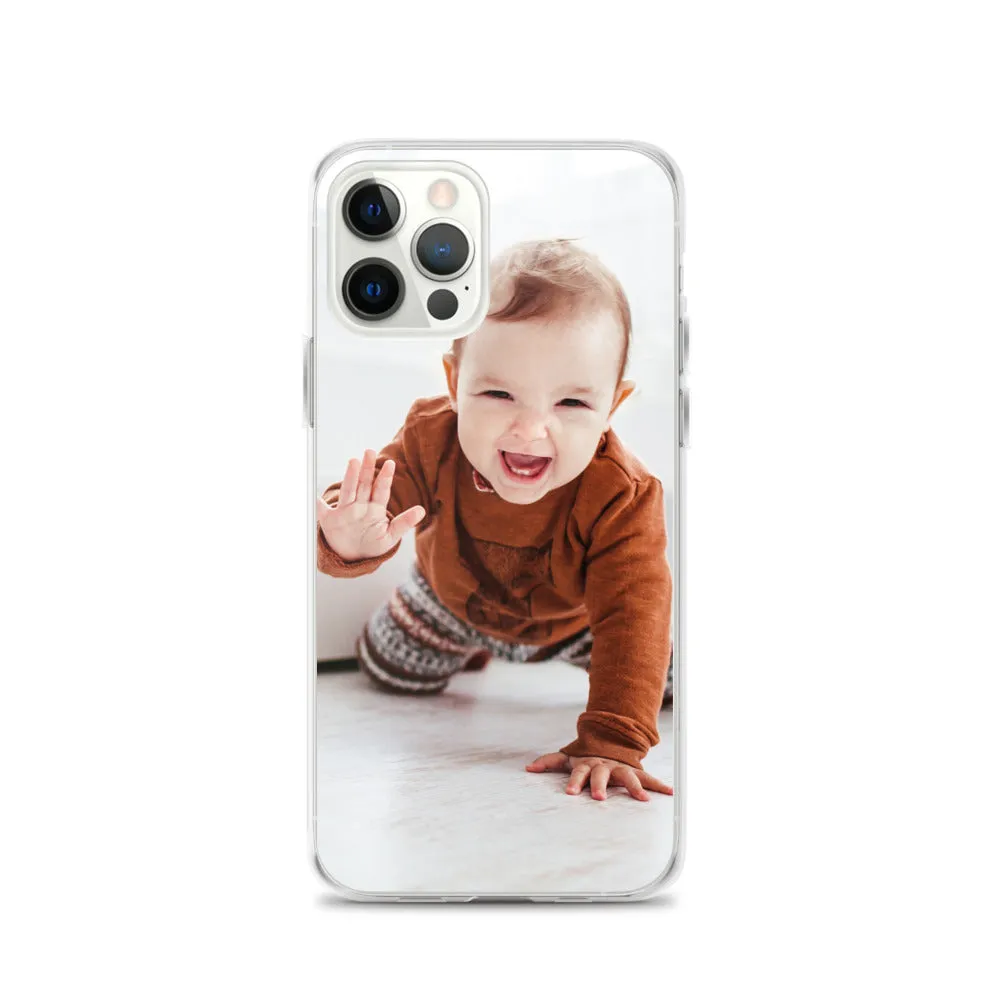 Custom iPhone 16 15 14 13 12 Pro Max Case, Personalized Photo Customized Print Cute Gift iPhone 11 Mini SE XS XR X 7 Plus 8 Cover