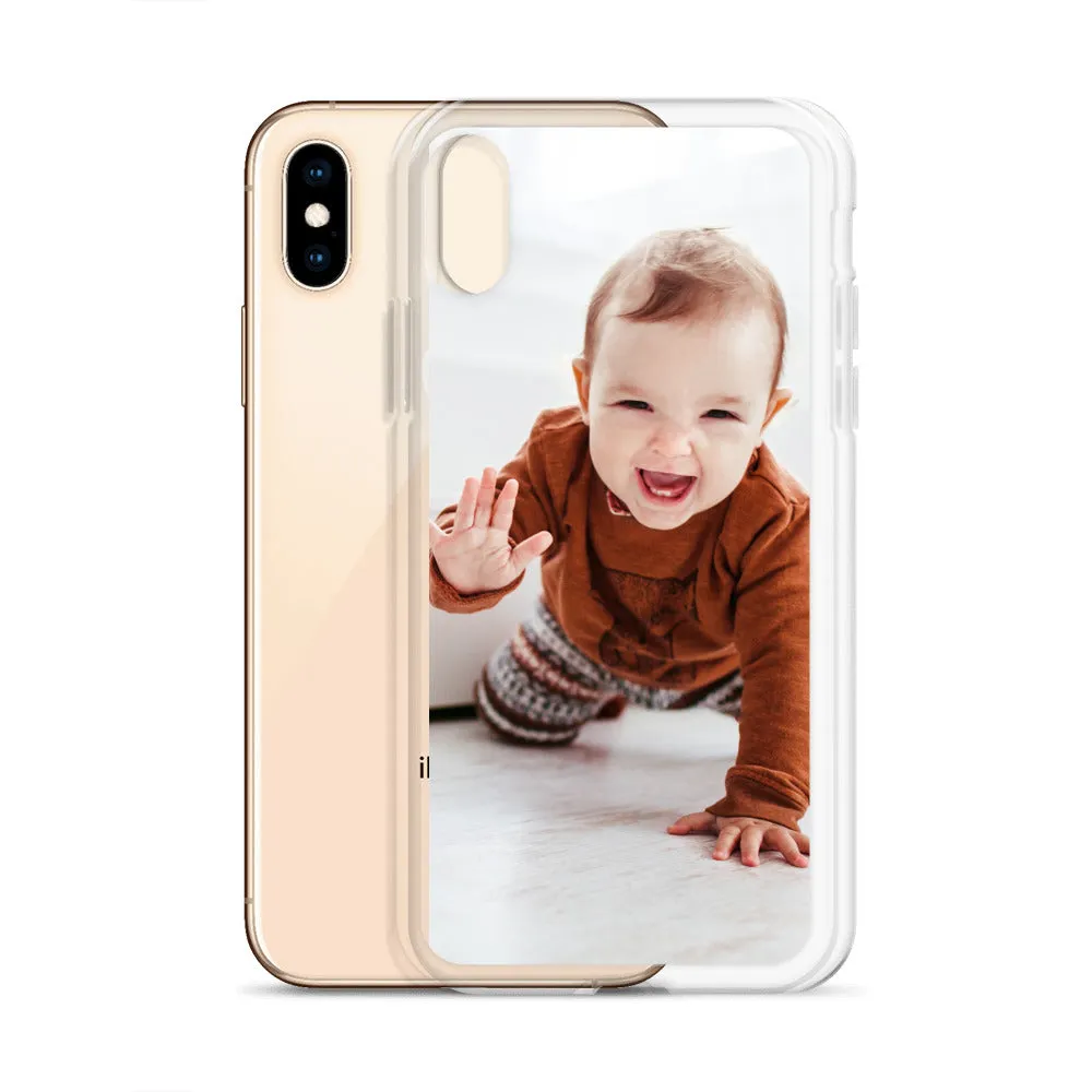 Custom iPhone 16 15 14 13 12 Pro Max Case, Personalized Photo Customized Print Cute Gift iPhone 11 Mini SE XS XR X 7 Plus 8 Cover