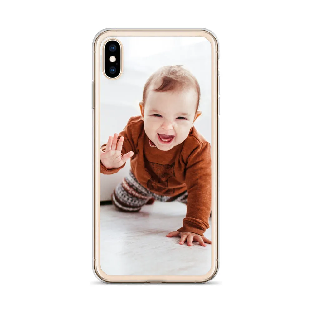 Custom iPhone 16 15 14 13 12 Pro Max Case, Personalized Photo Customized Print Cute Gift iPhone 11 Mini SE XS XR X 7 Plus 8 Cover