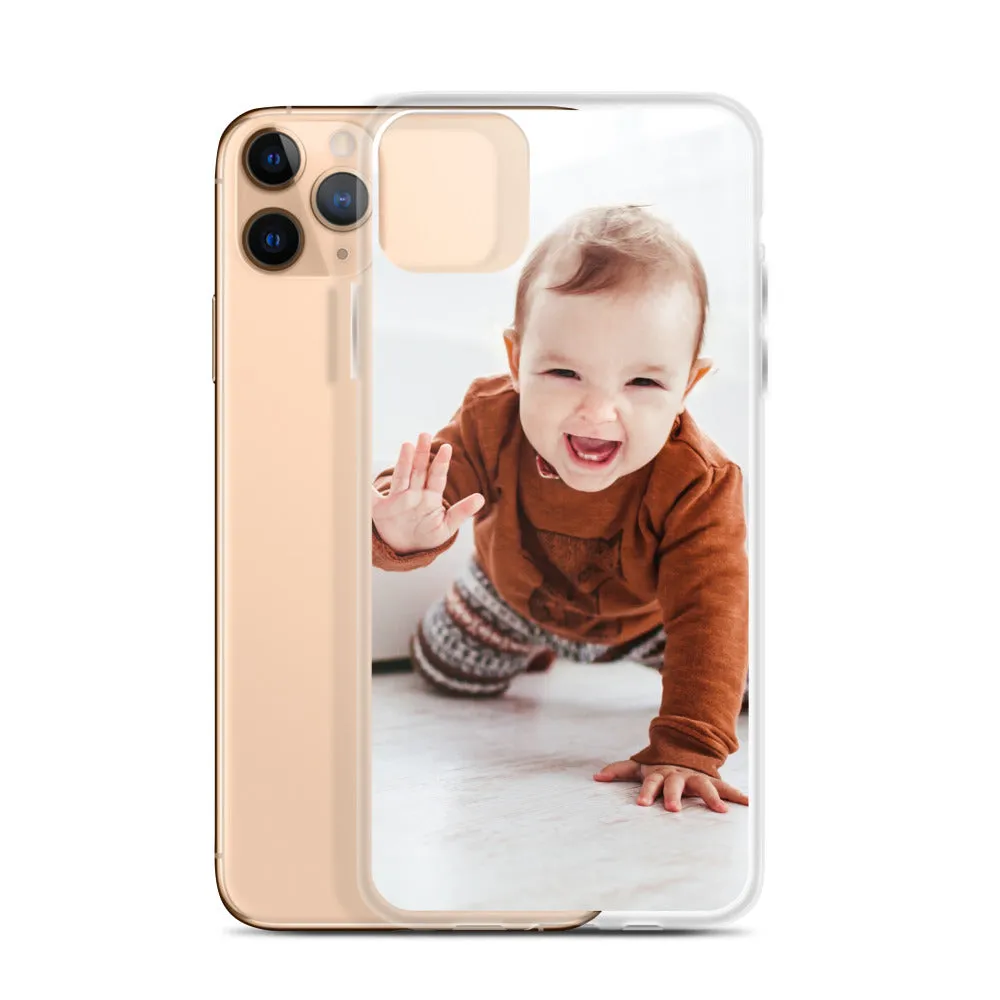 Custom iPhone 16 15 14 13 12 Pro Max Case, Personalized Photo Customized Print Cute Gift iPhone 11 Mini SE XS XR X 7 Plus 8 Cover