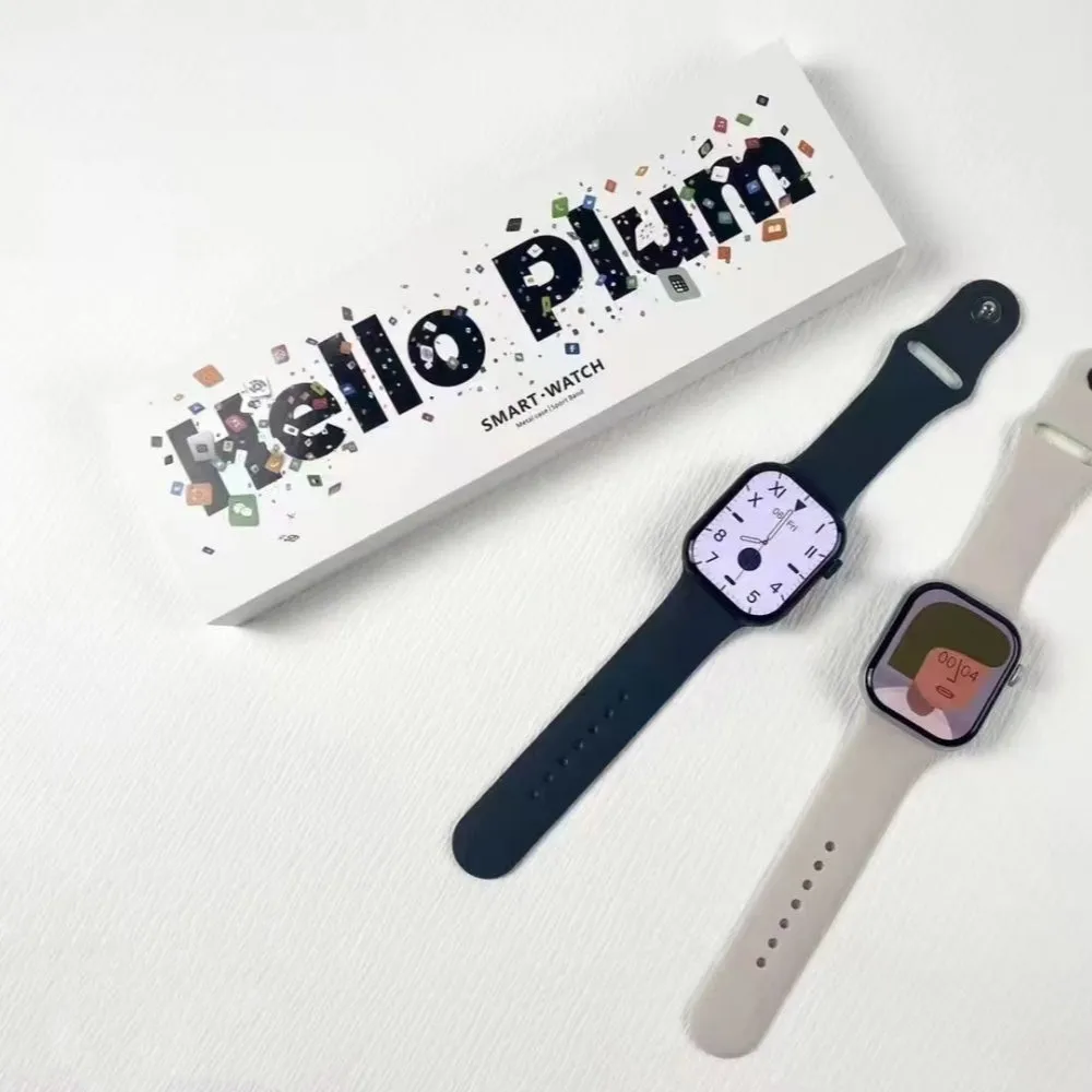 DATEOY Hello Plum (H15 Pro) Smart Watch | 46mm | ChatGPT | 2.04" AMOLED Always-on Display | 1GB Memory | TWS Headset Connection | Fast Charging