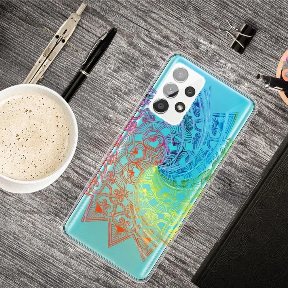 Deco Samsung Galaxy A32 5G case - Colorful Mandala Spiral