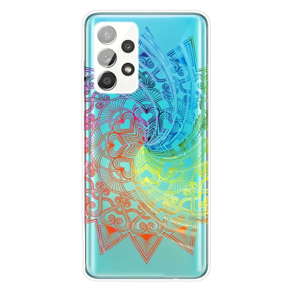 Deco Samsung Galaxy A32 5G case - Colorful Mandala Spiral