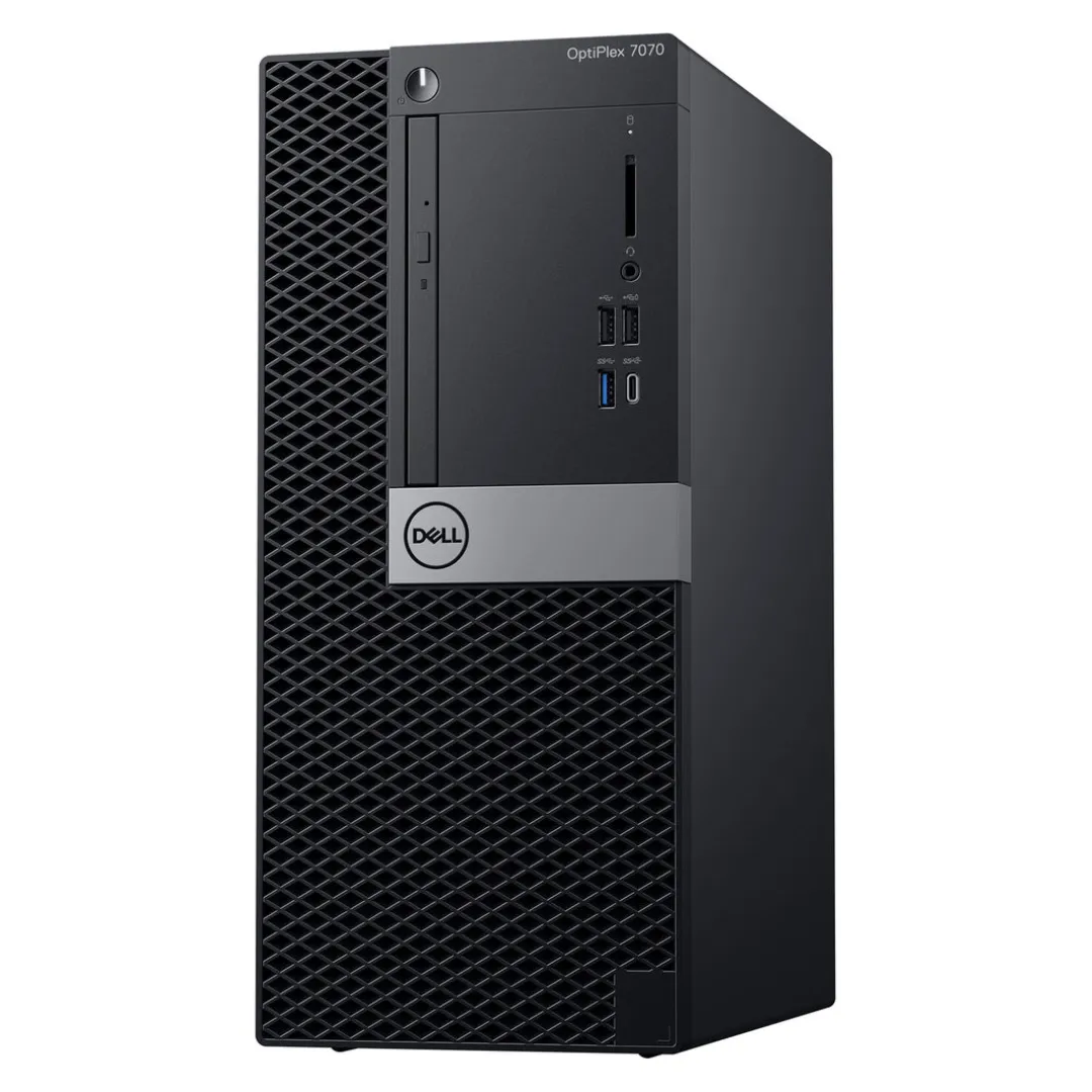 Dell OptiPlex 7070, Mini Tower Desktop, Intel Core i7-9700, 3.0GHz, 64GB RAM, 1TB NVMe, NVIDIA GT730, Windows 10 Pro - Grade A Refurbished