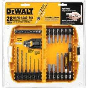 DeWALT DW2521 Rapid Load Set, 28-Piece, Steel