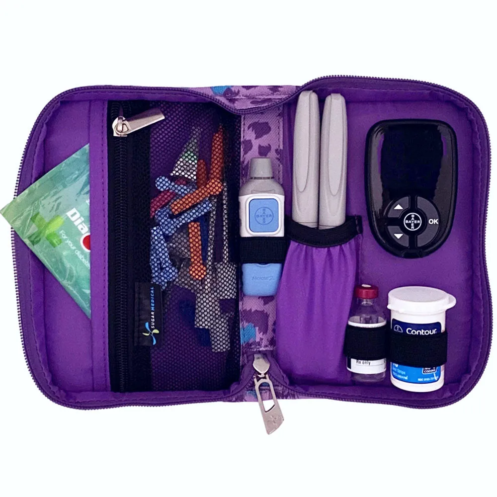 Diabetes Supply Case II- Purple Leopard