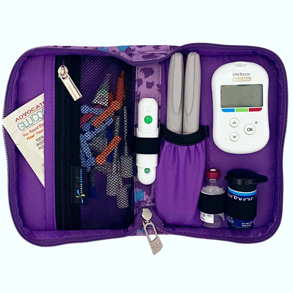 Diabetes Supply Case II- Purple Leopard