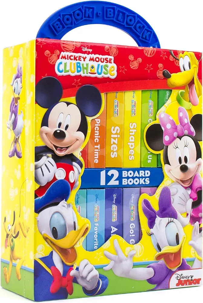 Disney Junior Mickey Mouse Clubhouse - My First Library Board Book Block 12-Book Set