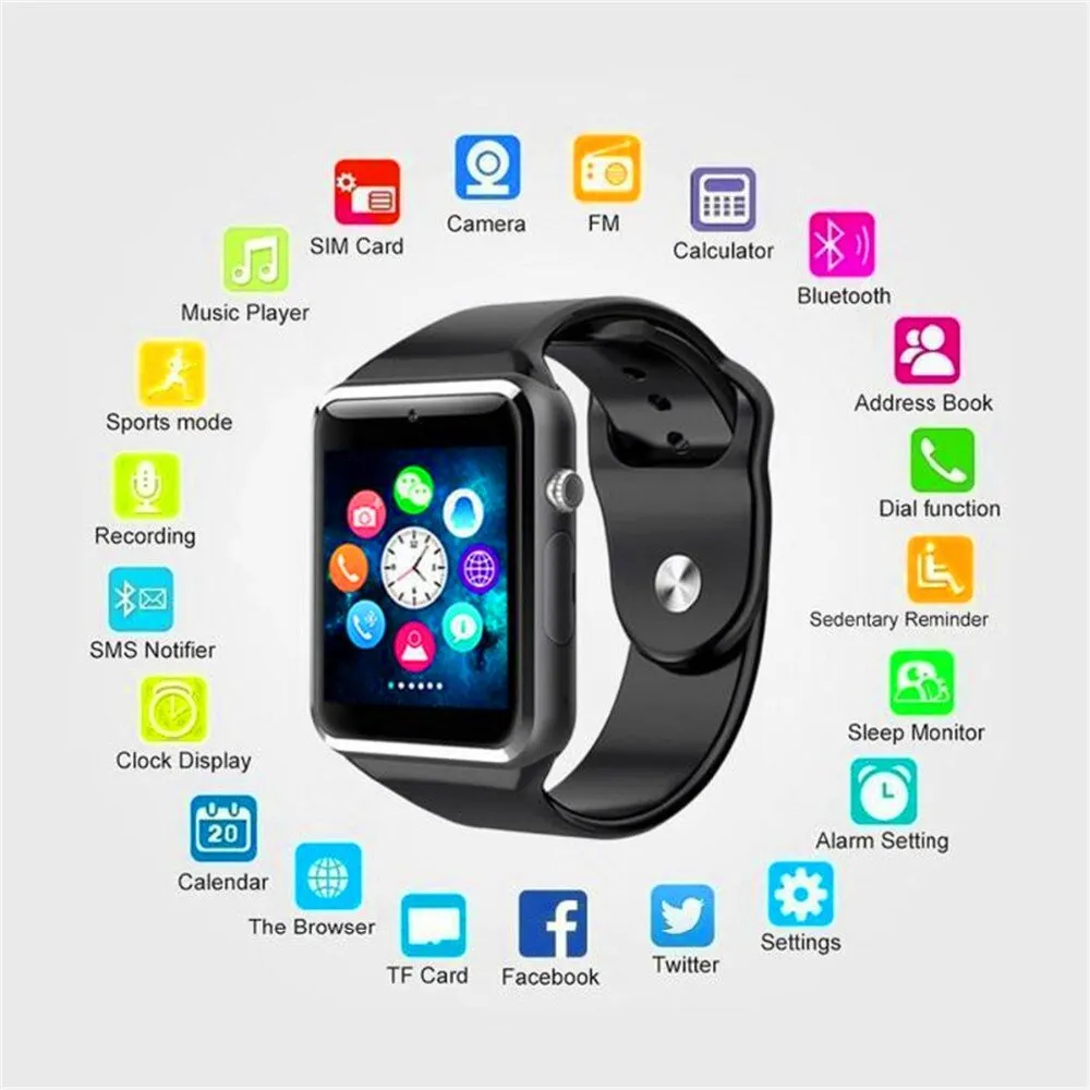 DZ09 New Smartwatch Intelligent Digital Sport Gold Smart Watch DZ09 Pedometer For Phone Android Wrist Watch Men Women's  Watch