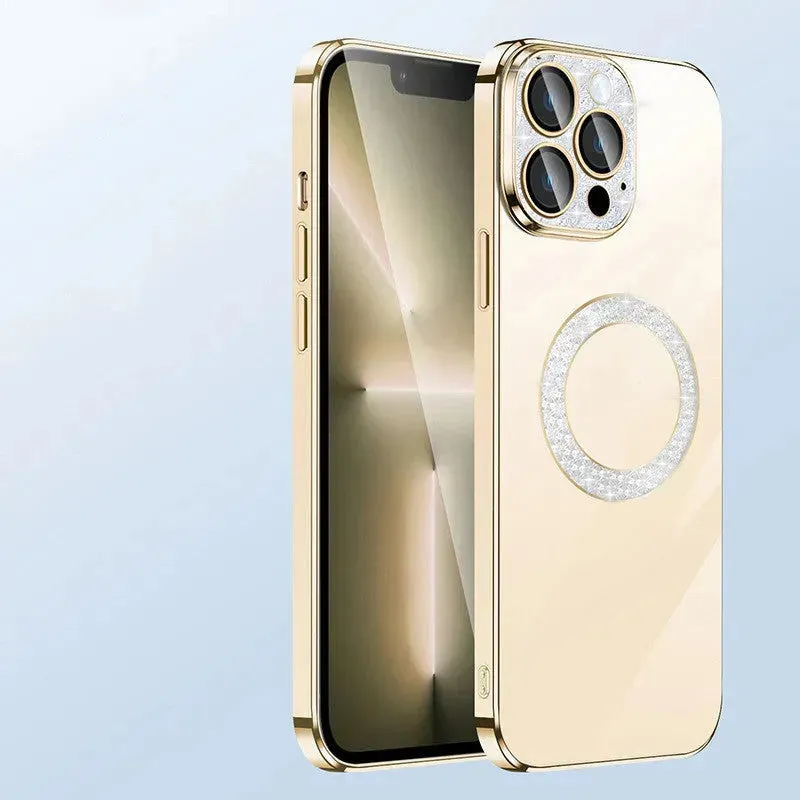 Electroplated TPU Transparent Apple Mobile phone Case