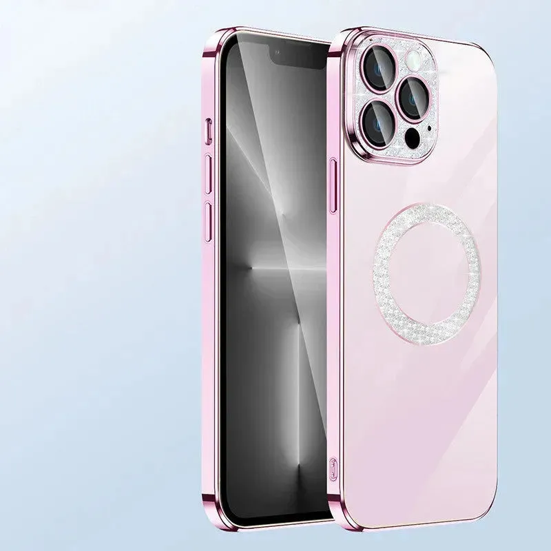 Electroplated TPU Transparent Apple Mobile phone Case