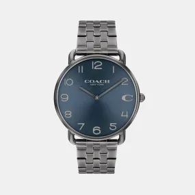 Elliot Men Quartz Blue Dial Analog Stainless Steel Watch 14602671