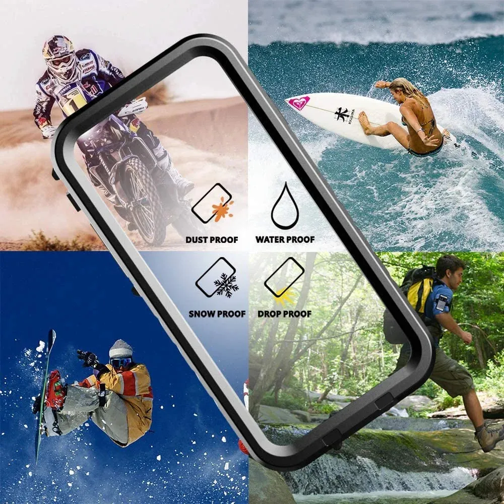 Entronix Waterproof Case for Apple iPhone 14 Pro Case, Full Body Shockproof with Built In Screen Protector, Heavy Duty Cover