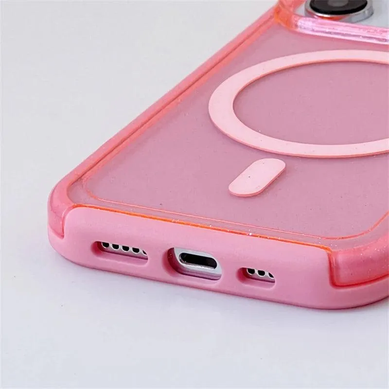 Fluorescent Glitter Magnetic Case for iPhone 0.1