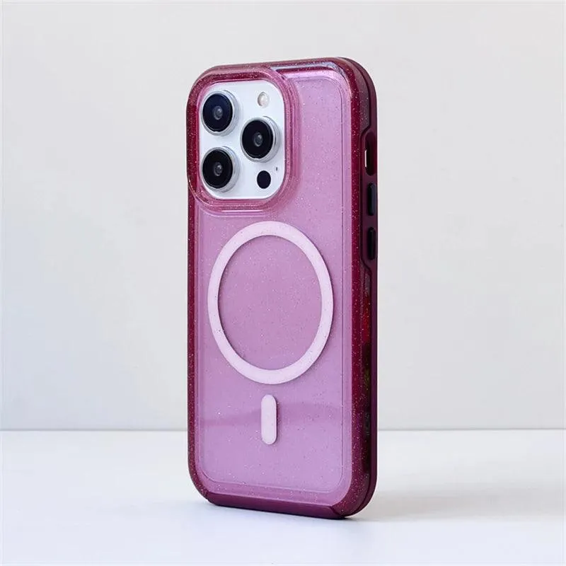 Fluorescent Glitter Magnetic Case for iPhone 0.1