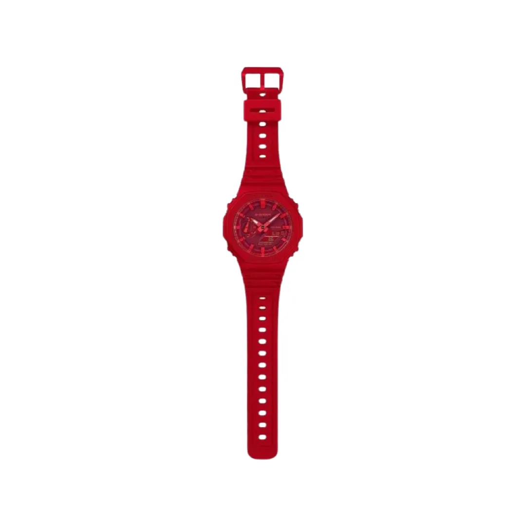 G-Shock GA2100 Carbon Core Red Red Analog Digital