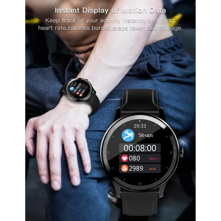 G28 IP68 Waterproof Smart Watch with 1.28 inch TFT Color Display - Sleep, Heart Rate, and Blood Pressure Monitoring