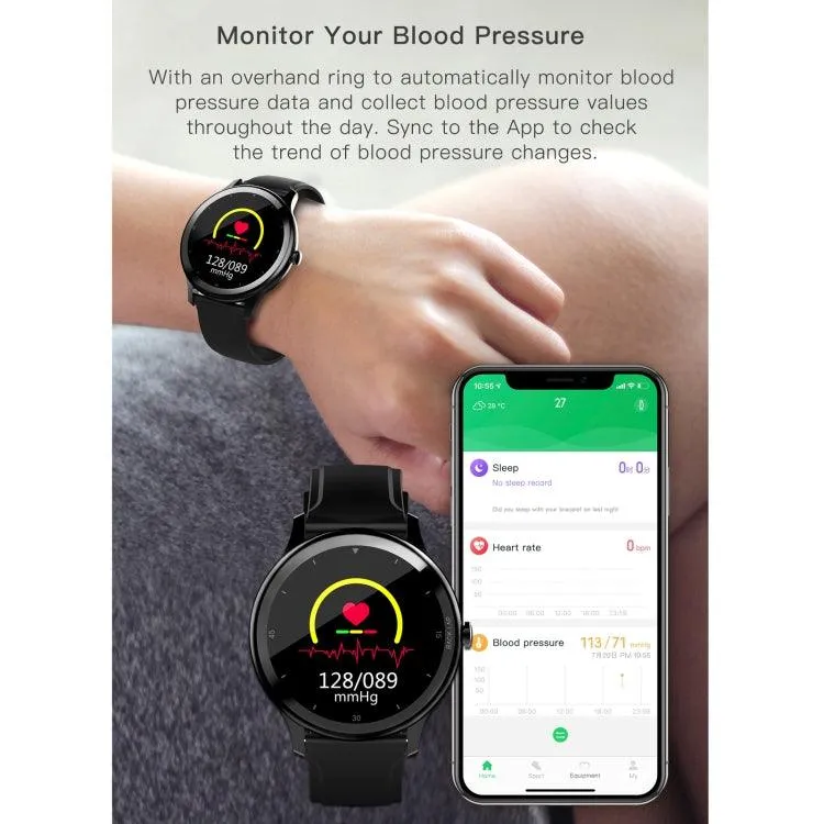 G28 IP68 Waterproof Smart Watch with 1.28 inch TFT Color Display - Sleep, Heart Rate, and Blood Pressure Monitoring