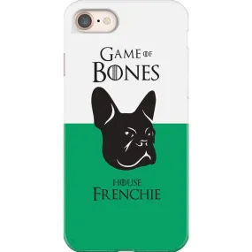 Game of Bones: House Frenchie iPhone Cases (green - various sizes)