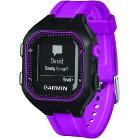 Garmin 010-N1353-20 Refurbished Forerunner 25 GPS Running Watch (Small Black-Purple)