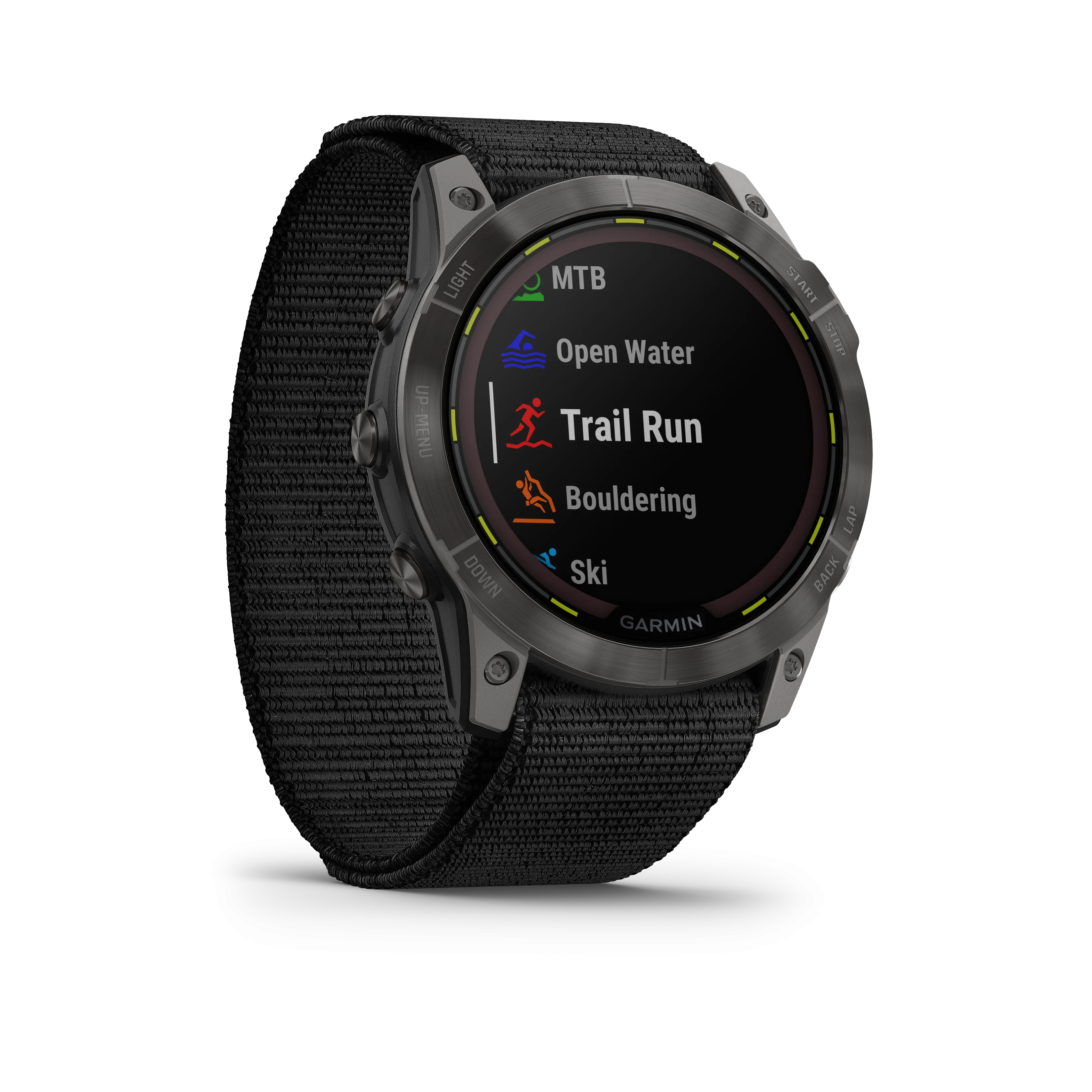 Garmin Enduro 2 GPS Smartwatch, Carbon Gray DLC Titanium with Black Nylon Band, Solar Charging (010-02754-00)