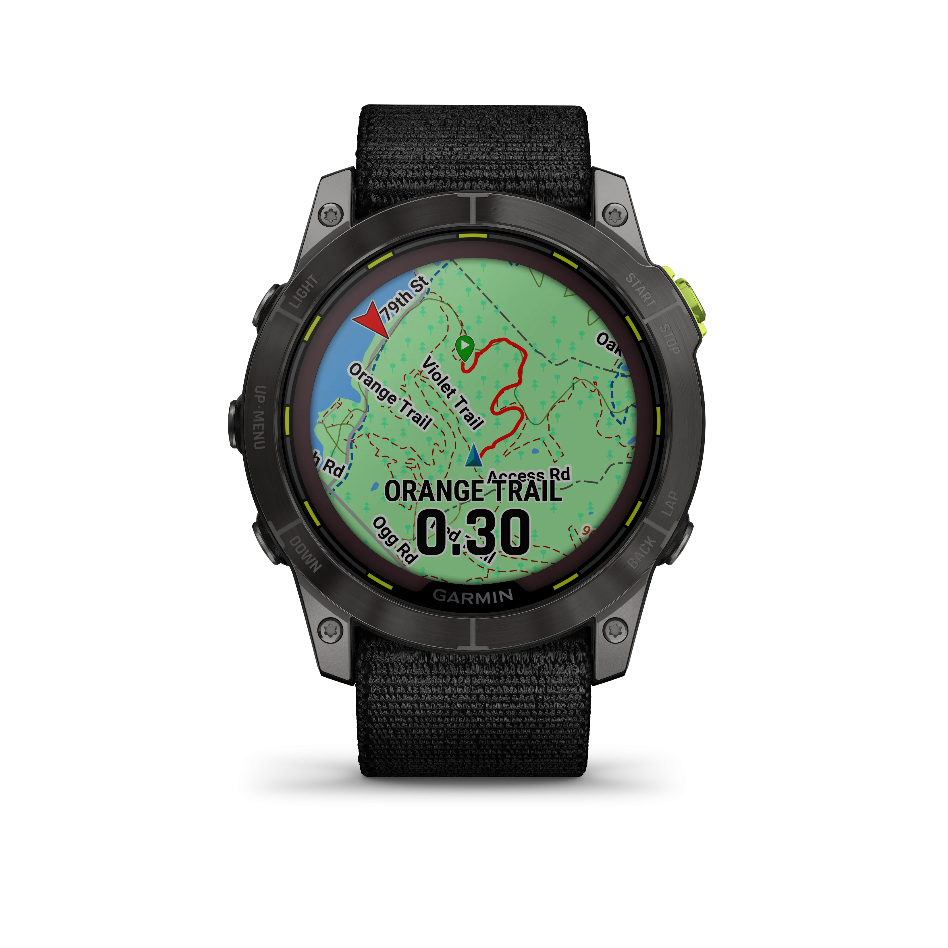 Garmin Enduro 2 GPS Smartwatch, Carbon Gray DLC Titanium with Black Nylon Band, Solar Charging (010-02754-00)