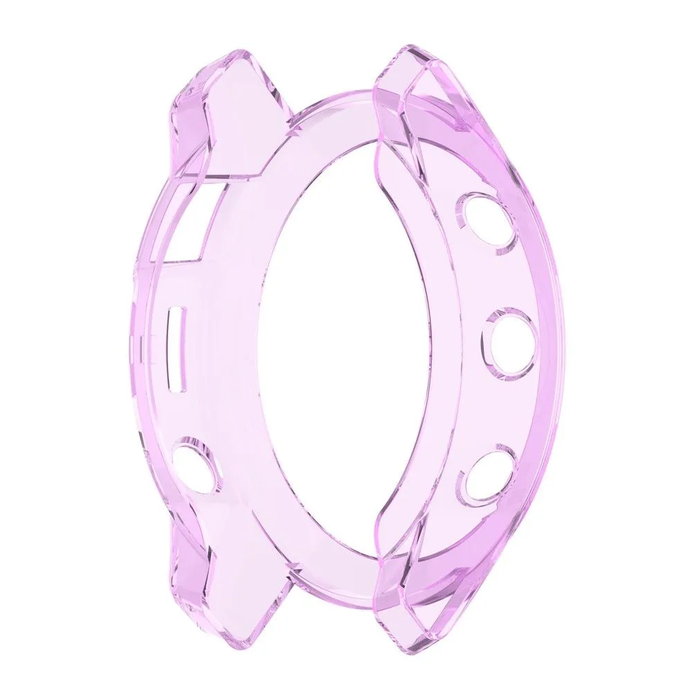 Garmin Fenix 7X / 7X Solar transparent cover - Transparent Purple