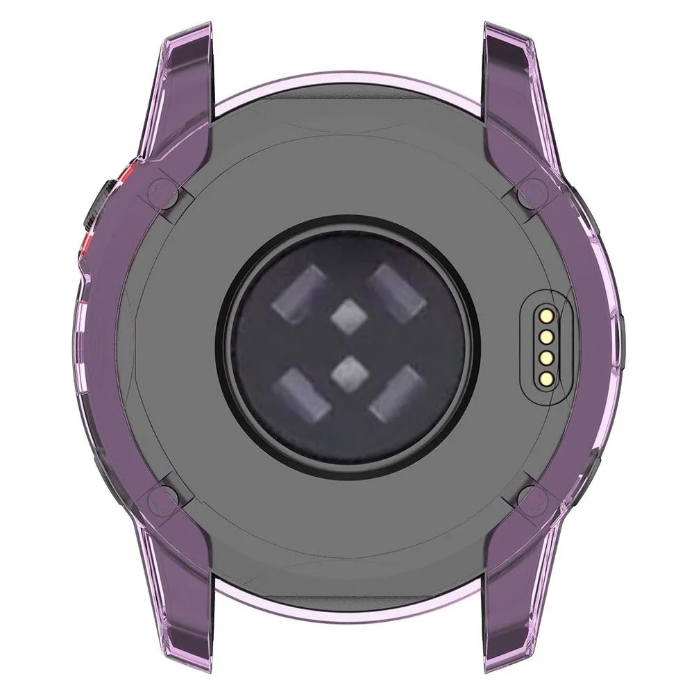 Garmin Fenix 7X / 7X Solar transparent cover - Transparent Purple