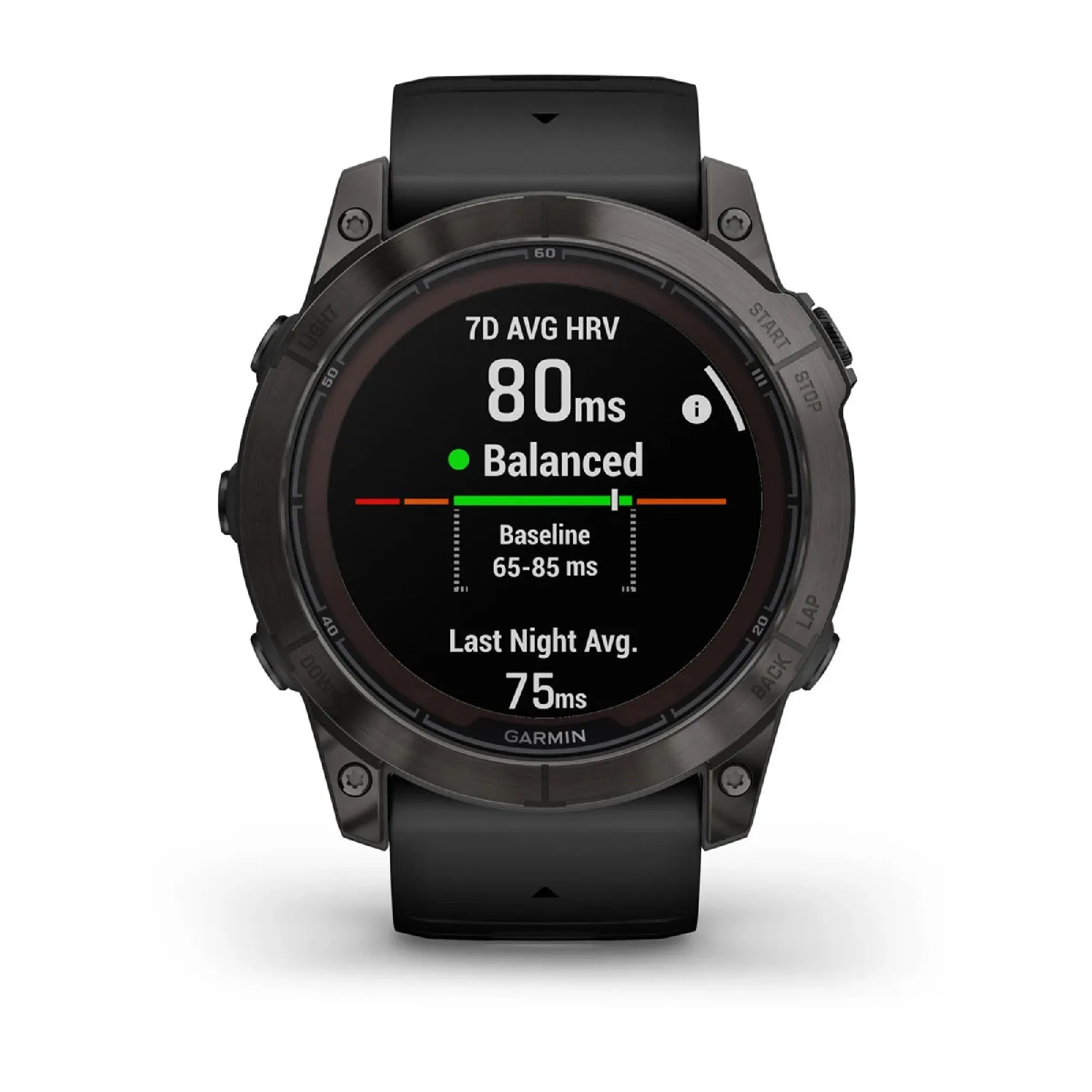 Garmin fenix 7X Pro Sapphire Solar Watch Watch Color: Grey Wristband: Black - Silicone