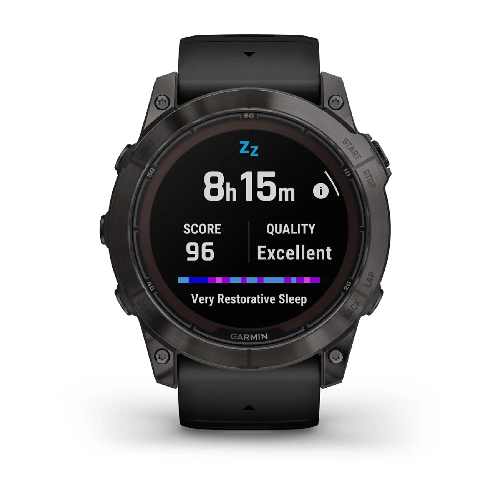 Garmin fenix 7X Pro Sapphire Solar Watch Watch Color: Grey Wristband: Black - Silicone